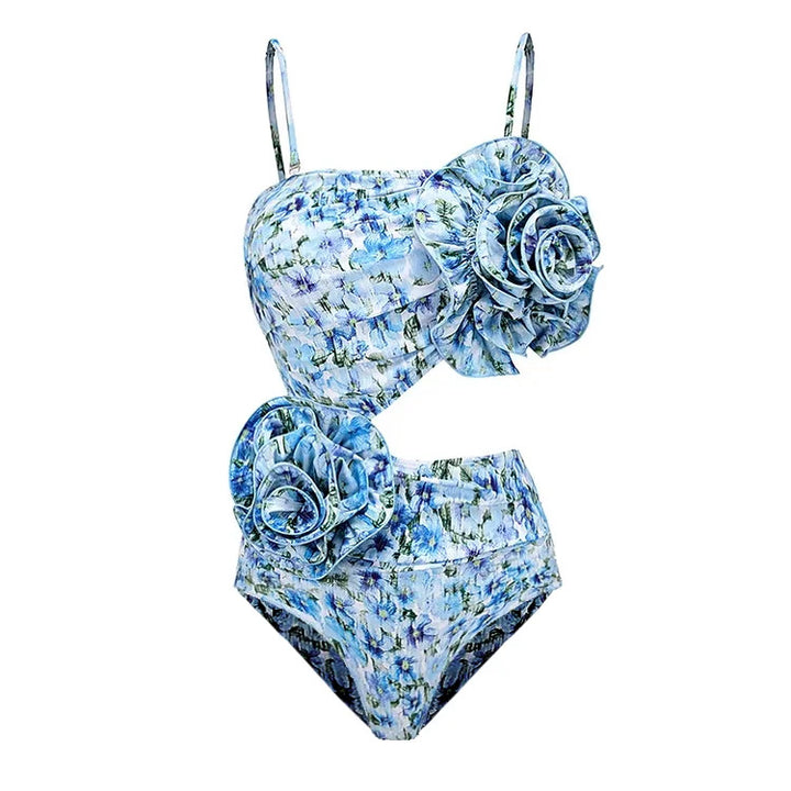 Damen Badeanzug mit bezauberndem Cut-Out-Design und überschnittenem Ausschnitt Drune