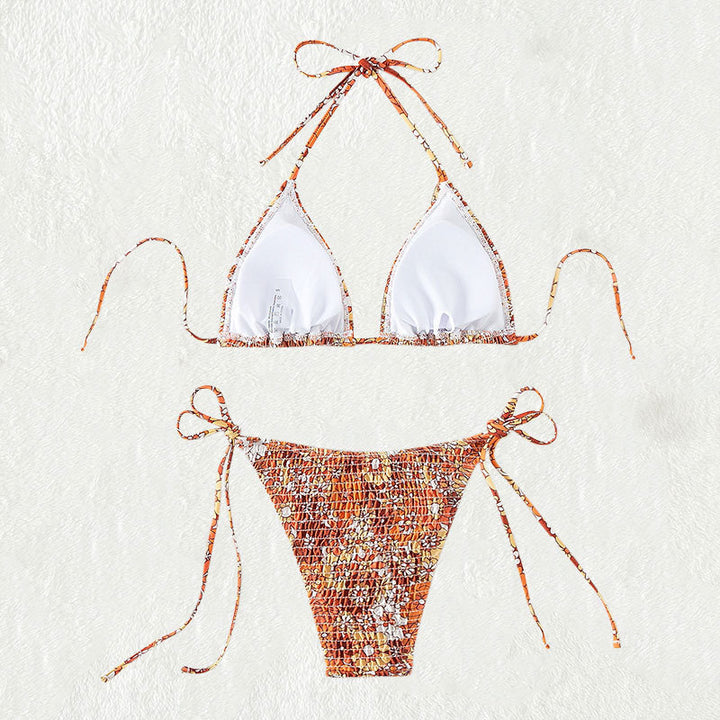 Damen Triangel-Bikini mit trendigem Rüschendesign Drune