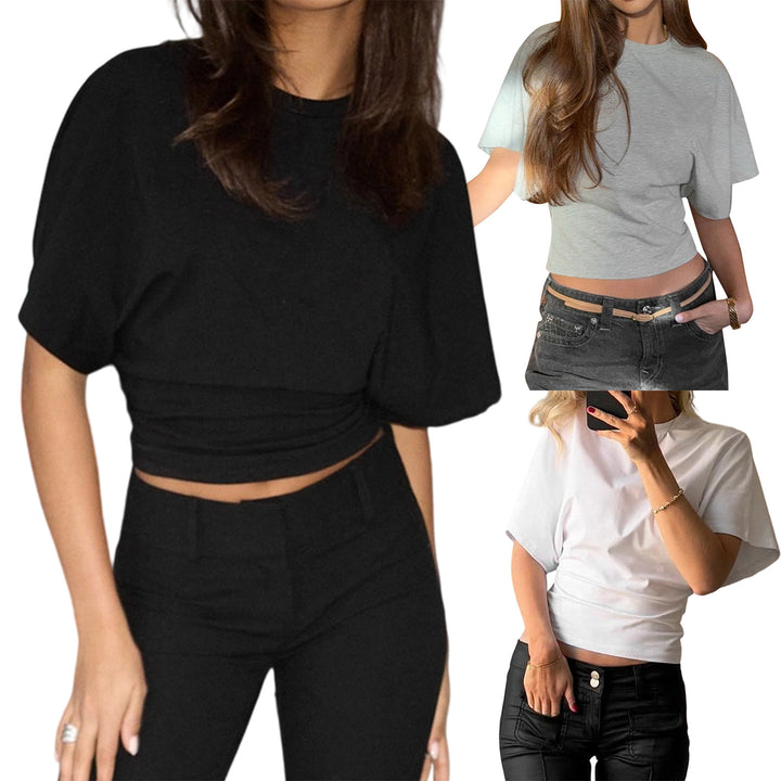 Damen lässiges Crop-Top Drune