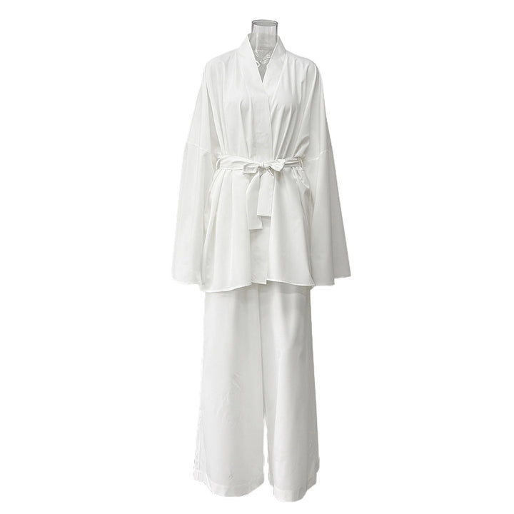 Damen elegantes Lounge-Set aus softem Material mit weitem Schnitt Drune