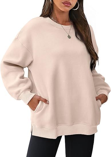 Damen lässiger Oversized Sweatshirt Drune