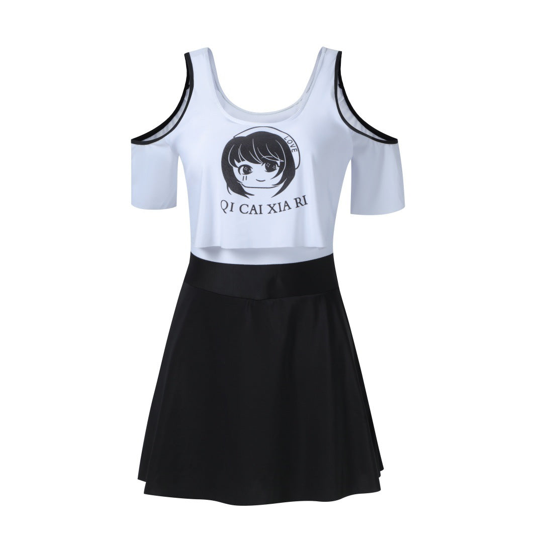 Mädchen Sportliches Badeoutfit Drune