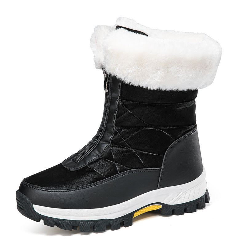 Damen Winterstiefel mit isolierendem Futter und wasserdichter Außensohle Drune