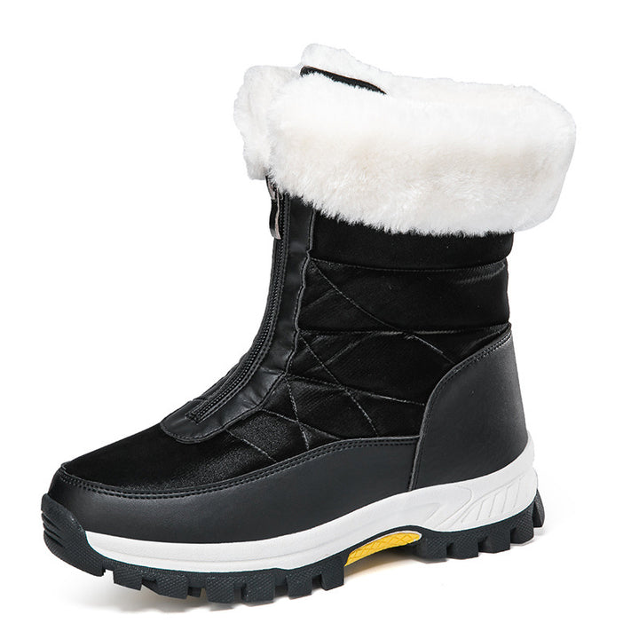 Damen Winterstiefel mit isolierendem Futter und wasserdichter Außensohle Drune