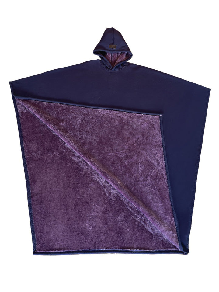 Damen Multifunktionale Poncho-Decke mit Kapuze Drune