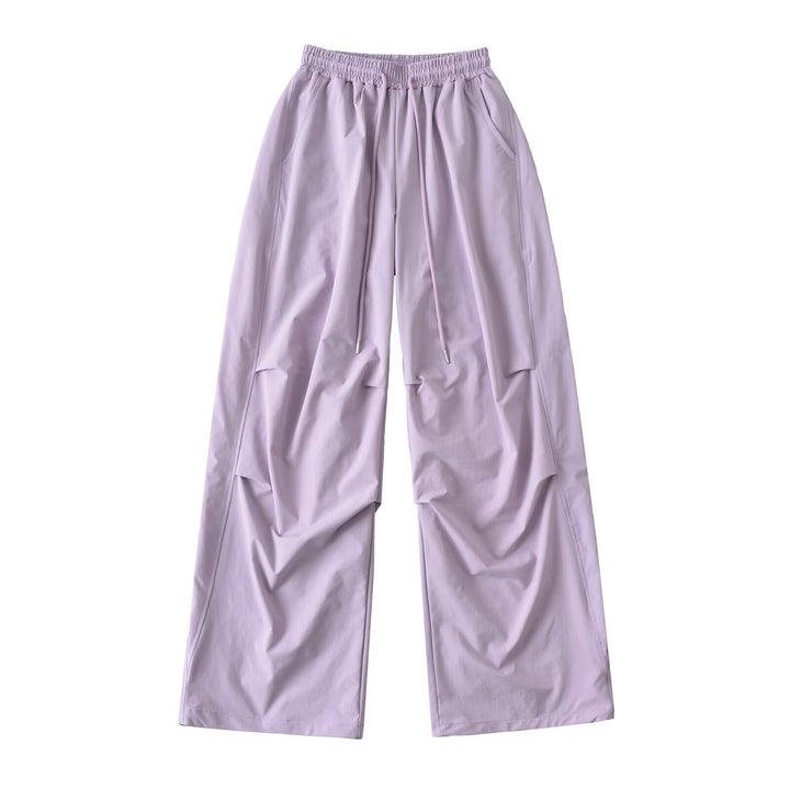 Damen weite Freizeithose mit elastischem Bund und praktischen Seitentaschen Drune