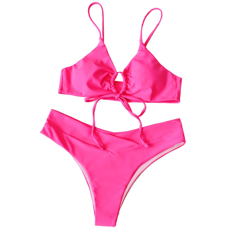 Damen Sportives Bikini-Set mit verstellbaren Trägern Drune