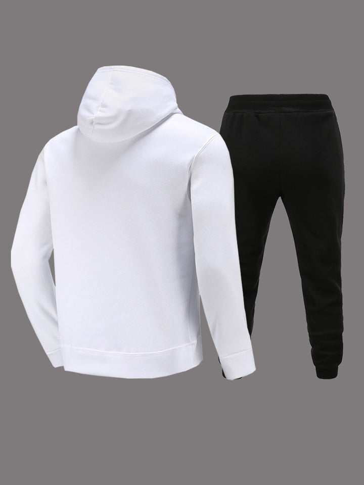 Damen Hoodie und Jogginghose Set mit kreativem Cartoon-Design Drune