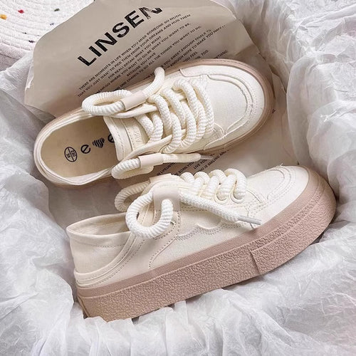 Damen Sportliche Sneakers im minimalistischen Design mit komfortabler Gummisohle Drune