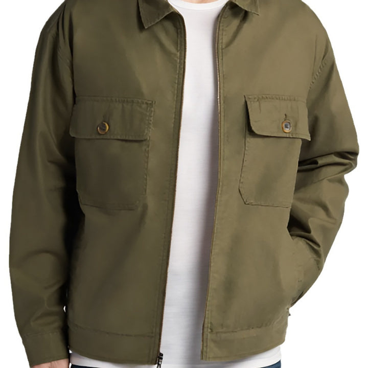 Herren lässige Freizeitjacke mit praktischen Pattentaschen Drune