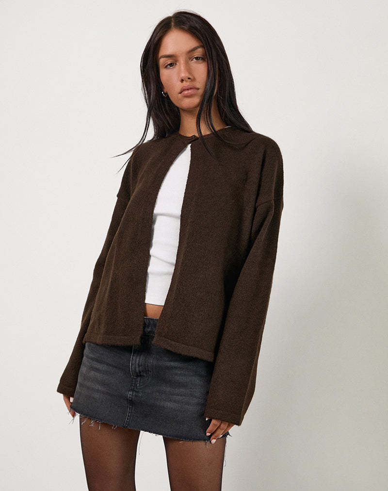 Damen Strickjacke mit praktischen Knopfdetails und lässigem Schnitt Drune