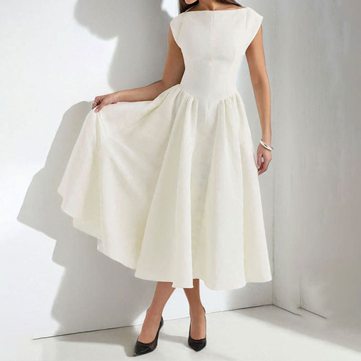 Damen Abendkleid mit elegantem Schnitt und schwingendem Rock Drune