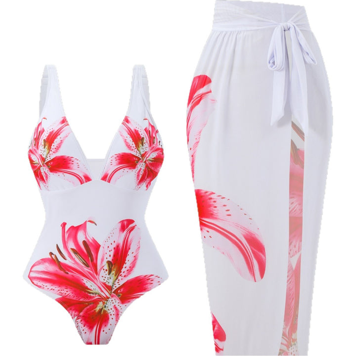 Damen Bademode-Set mit elegantem Blumenmuster Drune