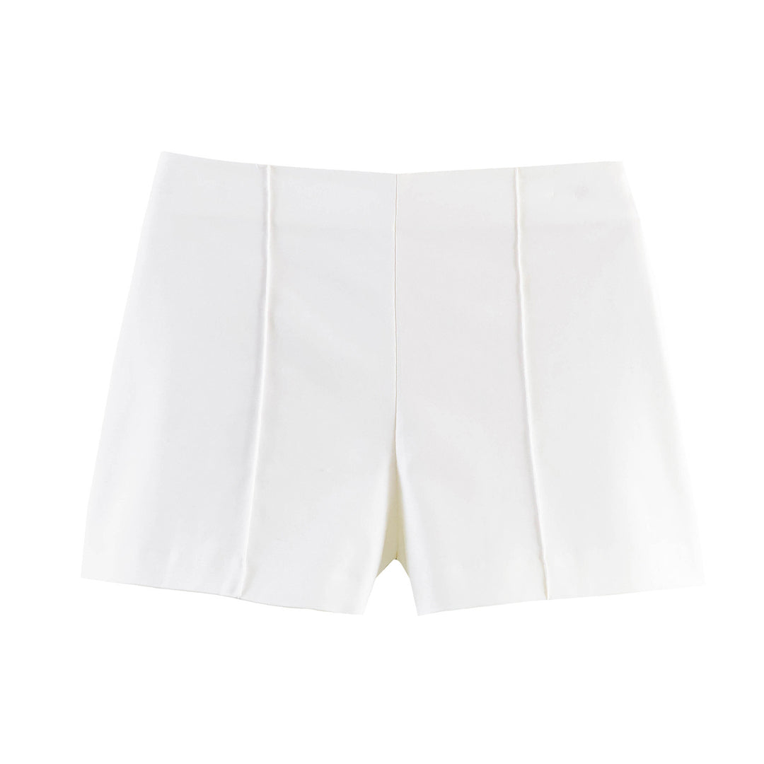 Damen elegante Shorts mit modernen Plissee-Details Drune