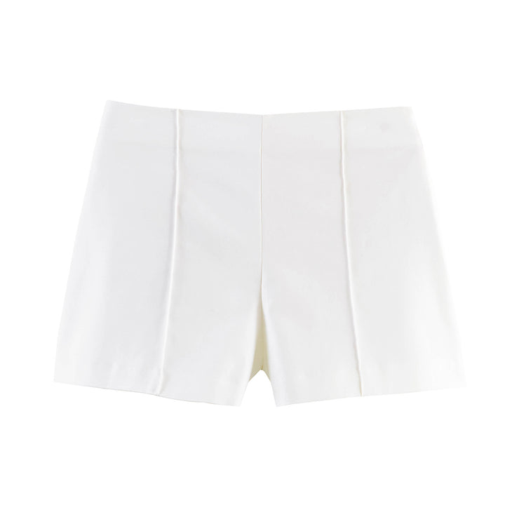 Damen elegante Shorts mit modernen Plissee-Details Drune