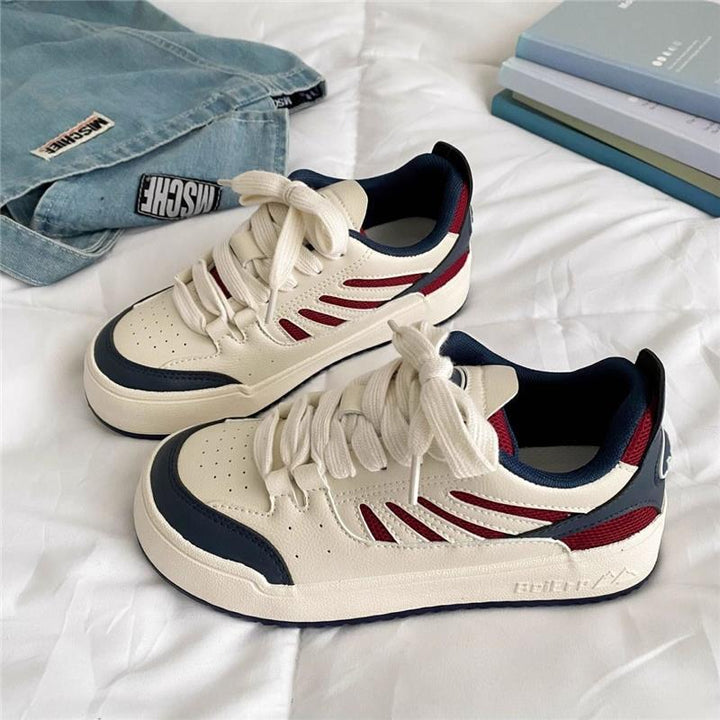 Damen Sportliche Sneakers mit atmungsaktiver Struktur und modischen Akzenten Drune