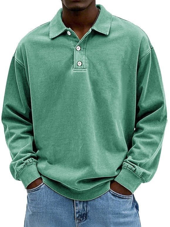 Herren Poloshirt mit Knopfleiste und lässigem Schnitt Drune