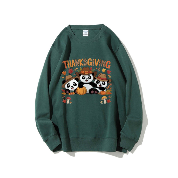 Damen Sweatshirt mit lustigem Tierdesign und herbstlichem Motiv Drune