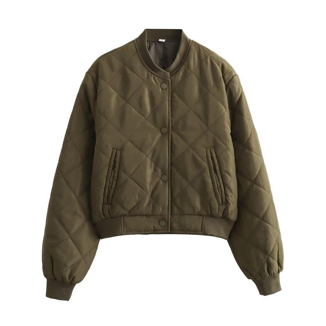 Damen gesteppte Übergangsjacke mit komfortablem Schnitt und praktischen Taschen Drune