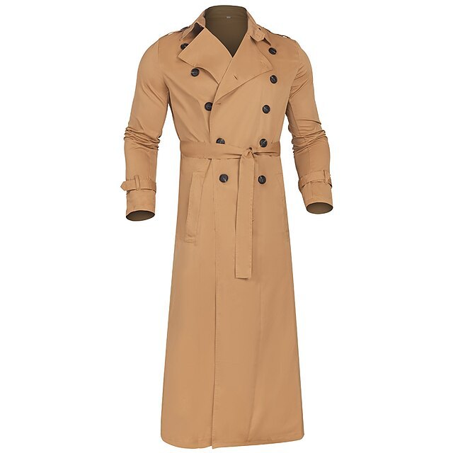 Herren eleganter Übergangsmantel mit modernem Schnitt und praktischen Taschen Drune