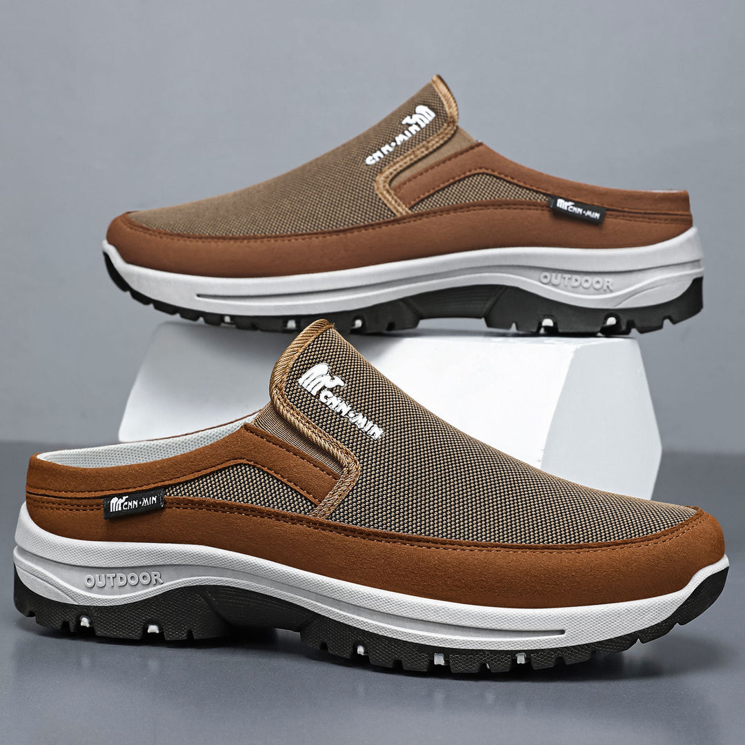 Herren nan atmungsaktiver Outdoor Clog-Slipper mit Memory-Fußbett Drune