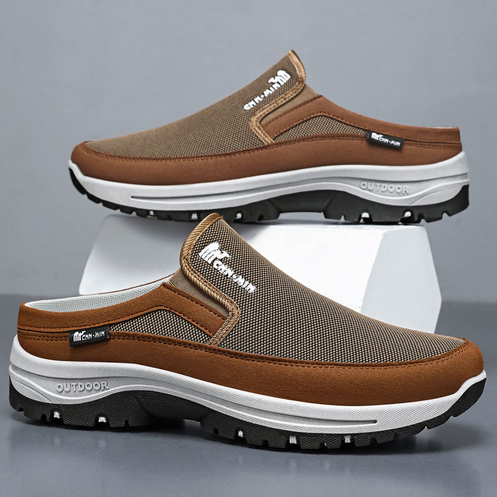 Herren nan atmungsaktiver Outdoor Clog-Slipper mit Memory-Fußbett Drune