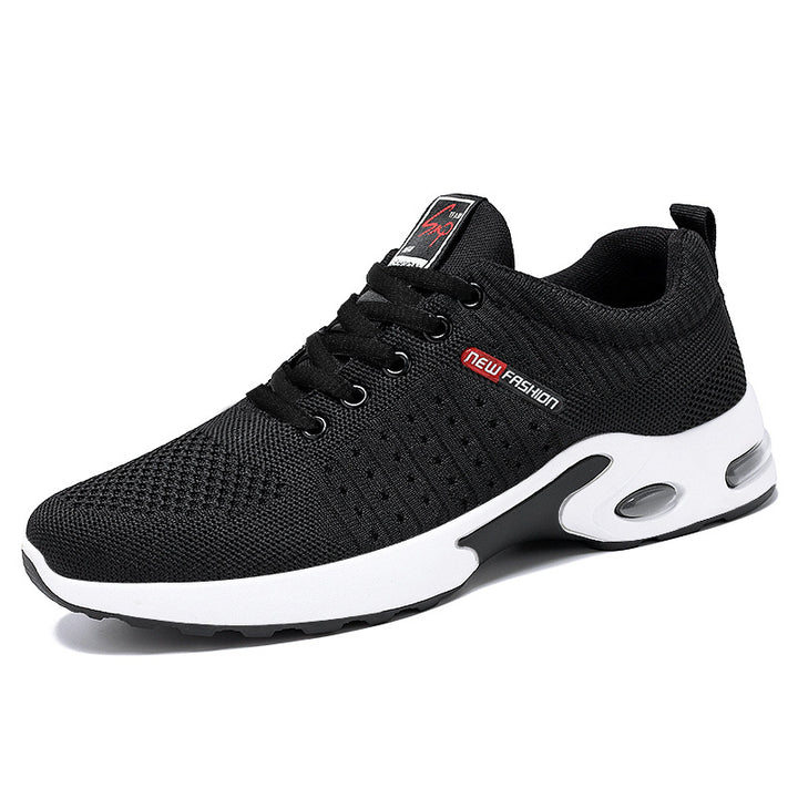 Herren nan atmungsaktive leichte Strick-Sneaker mit Luftkissen und rutschfester Laufsohle Drune