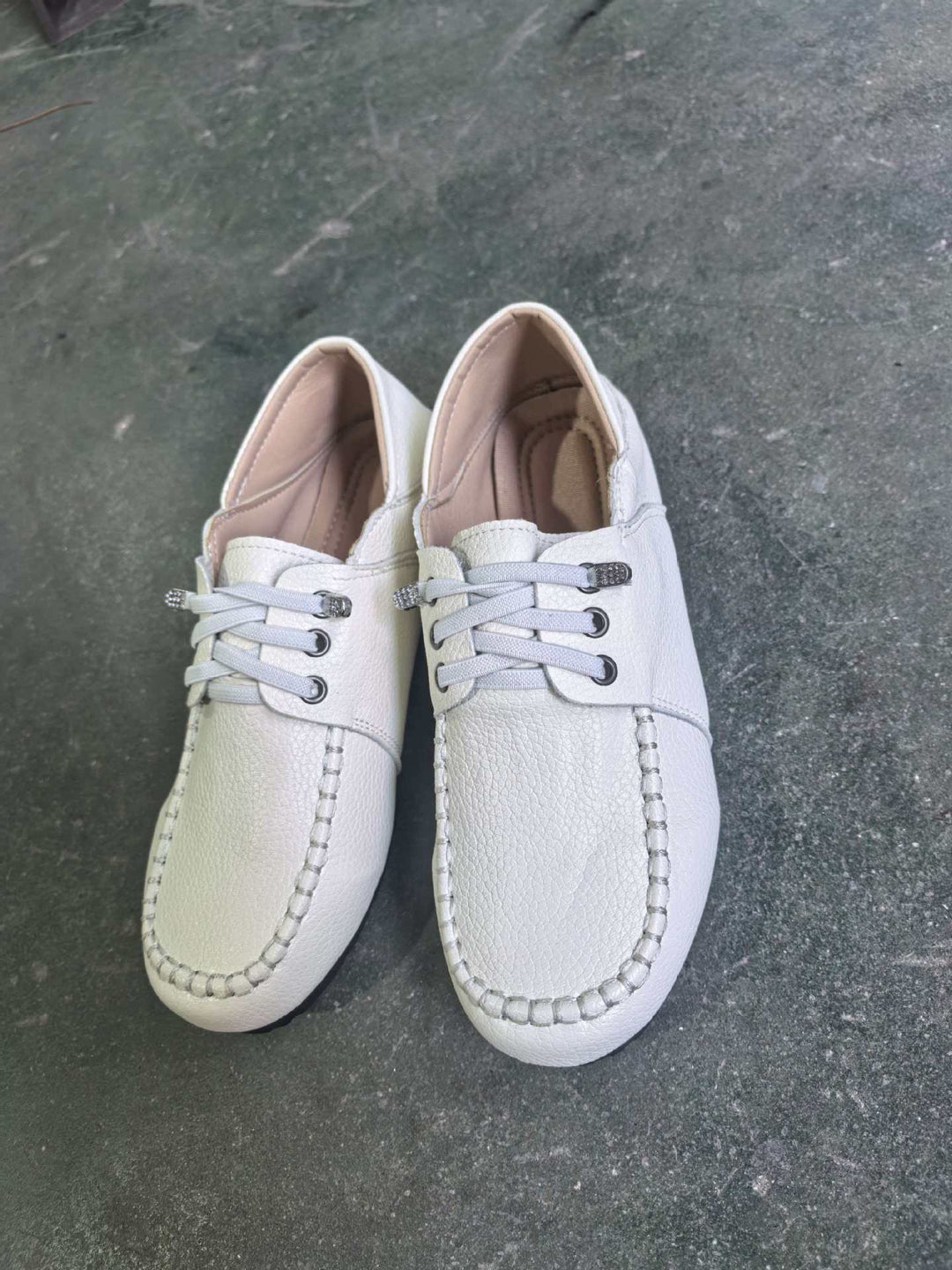 Herren nan klassische Mokassin-Slipper mit elastischer Schnürung und anatomischem Komfortfußbett Drune