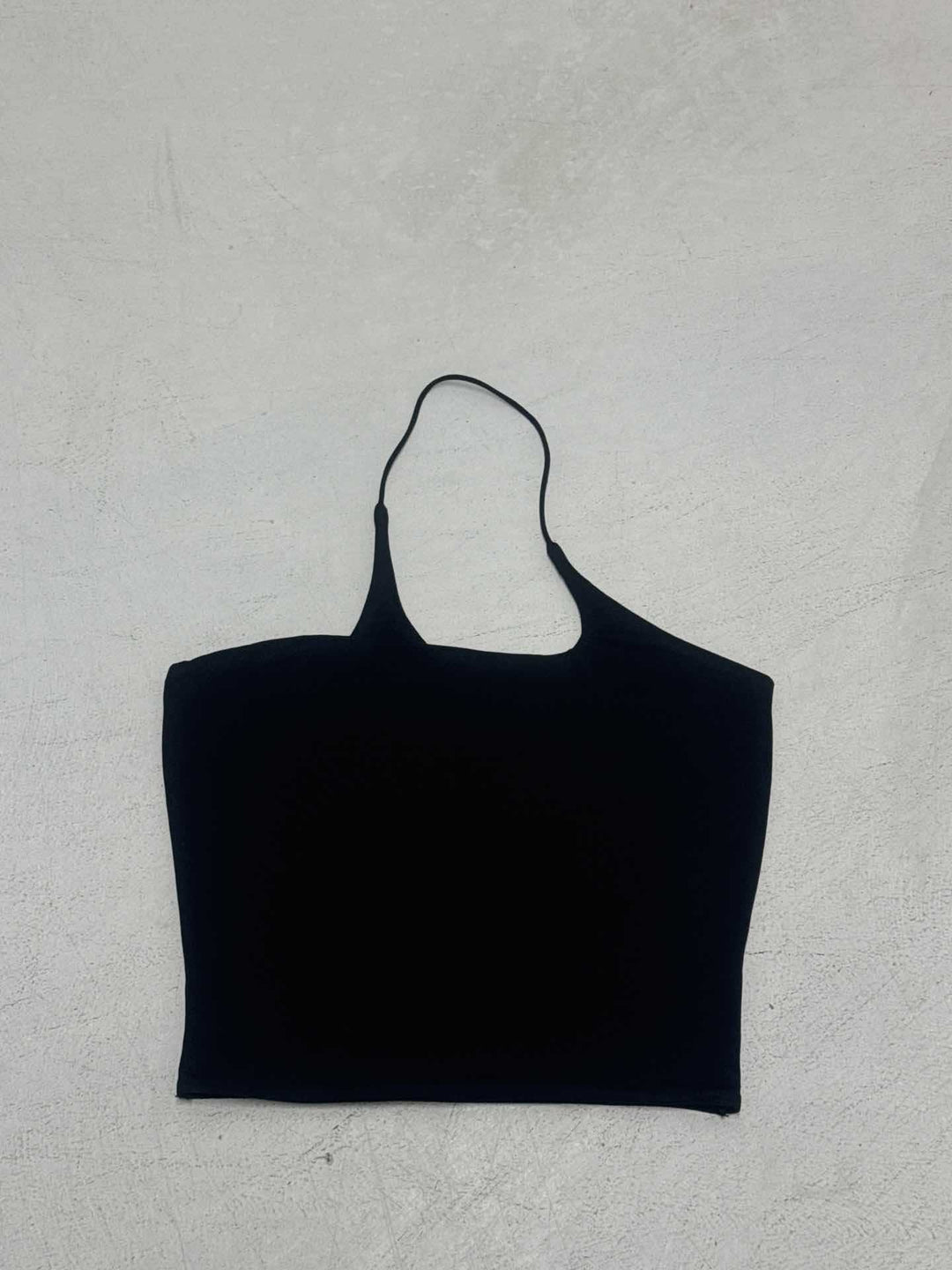Damen asymmetrisches Crop-Top mit verstellbarem Halter Drune