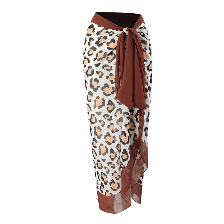 Damen Maxirock mit Leopardenmuster Drune