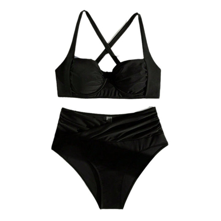 Damen Hochtaillierter Bikini mit verstecktem Stützeffekt Drune