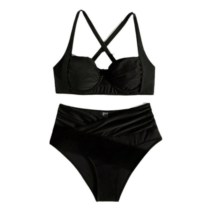 Damen Hochtaillierter Bikini mit verstecktem Stützeffekt Drune