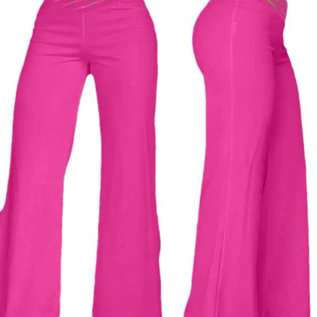Damen Hochtaillierte Palazzo-Hose Drune