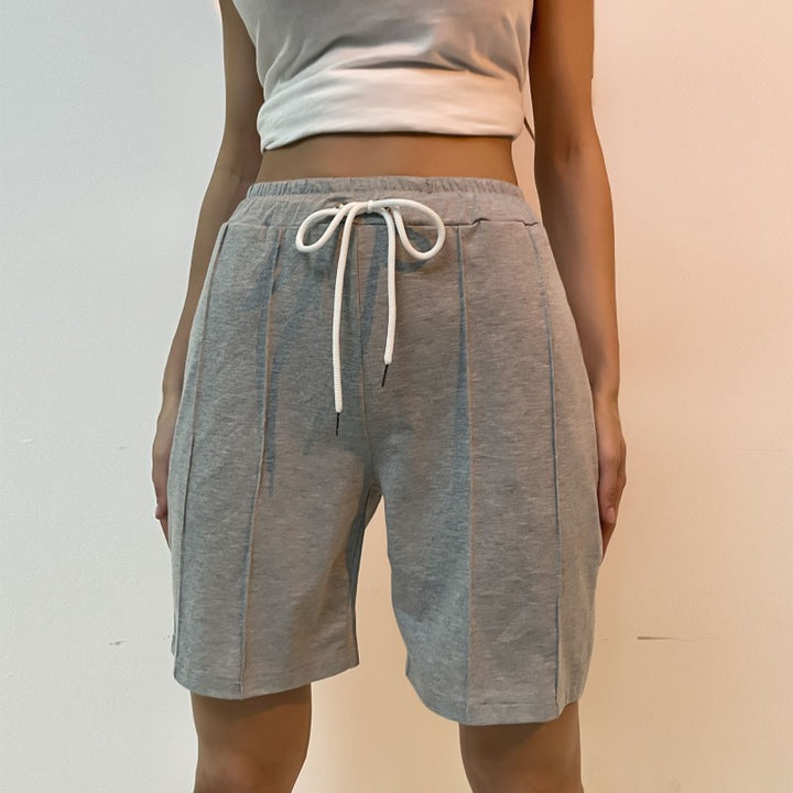 Damen Baumwoll-Shorts mit elastischem Bund und praktischen Taschen Drune