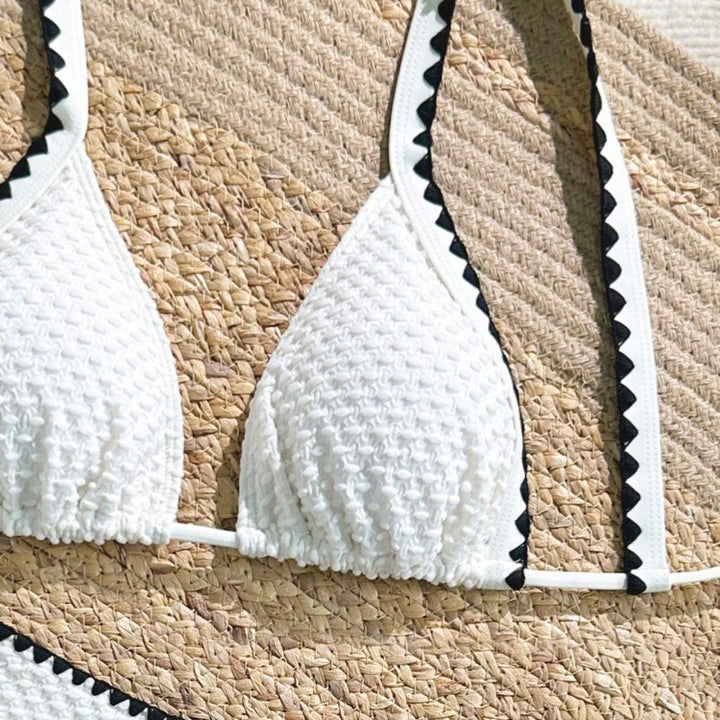 Damen Bikini-Set mit raffinierten Rüschendetails und verstellbaren Trägern Drune