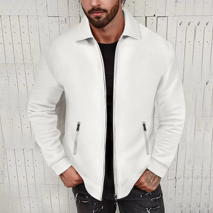 Herren modische Freizeitjacke mit strukturiertem Design und Modernem Schnitt Drune