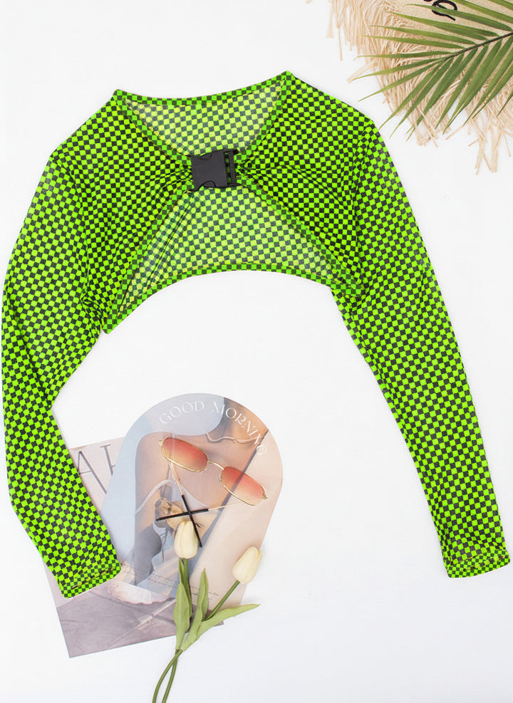 Damen Einteiliger Badeanzug mit innovativen Cut-Outs und längeren Ärmeln Drune