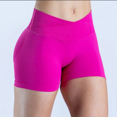 Damen Sportliche Shorts mit hohem Bund und figurformendem Schnitt Drune
