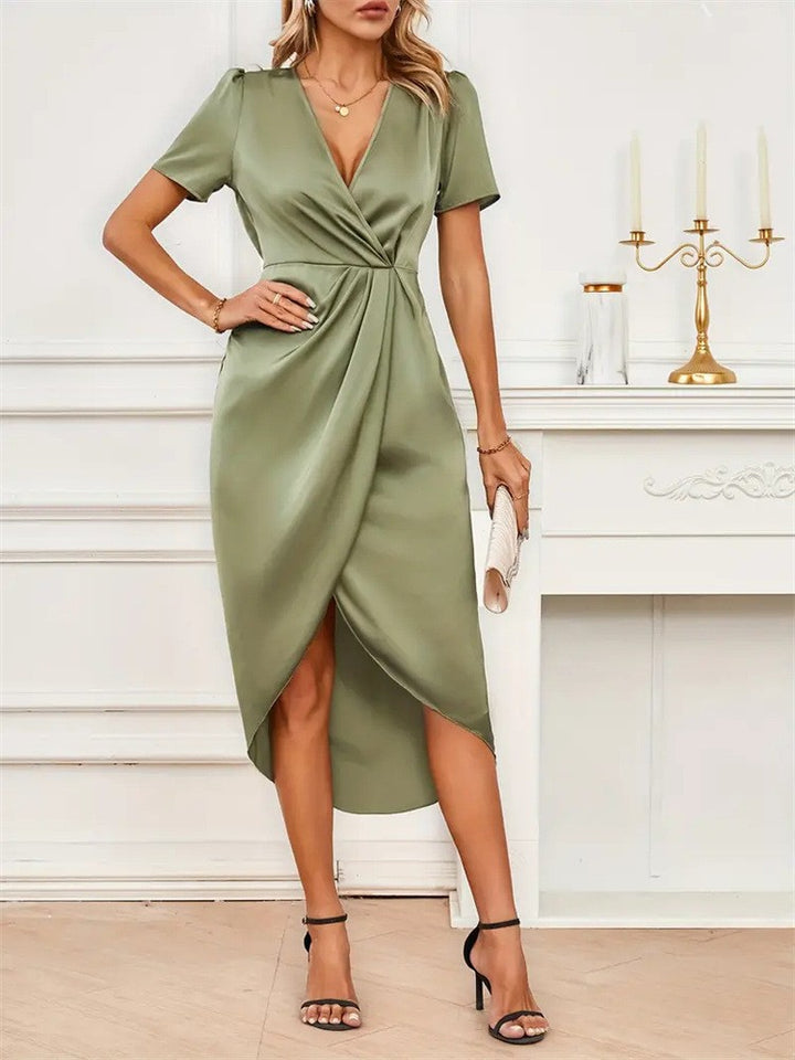Drune | Elegantes Kleid Mit Puffärmel