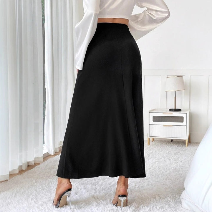 Damen Midi-Rock mit verstellbarem Bund Drune