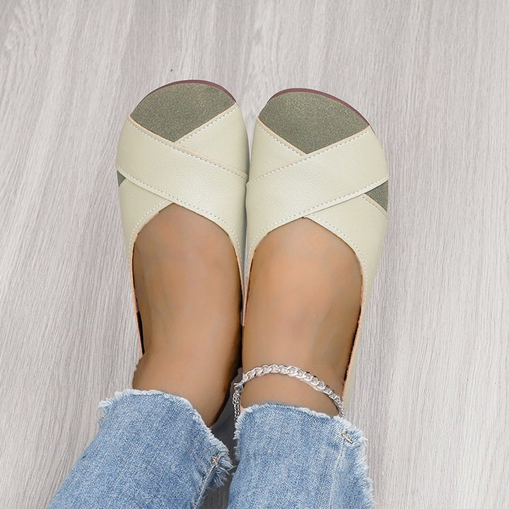 Damen Bequeme Ballerinas mit ergonomischer Fußbett-Technologie Drune