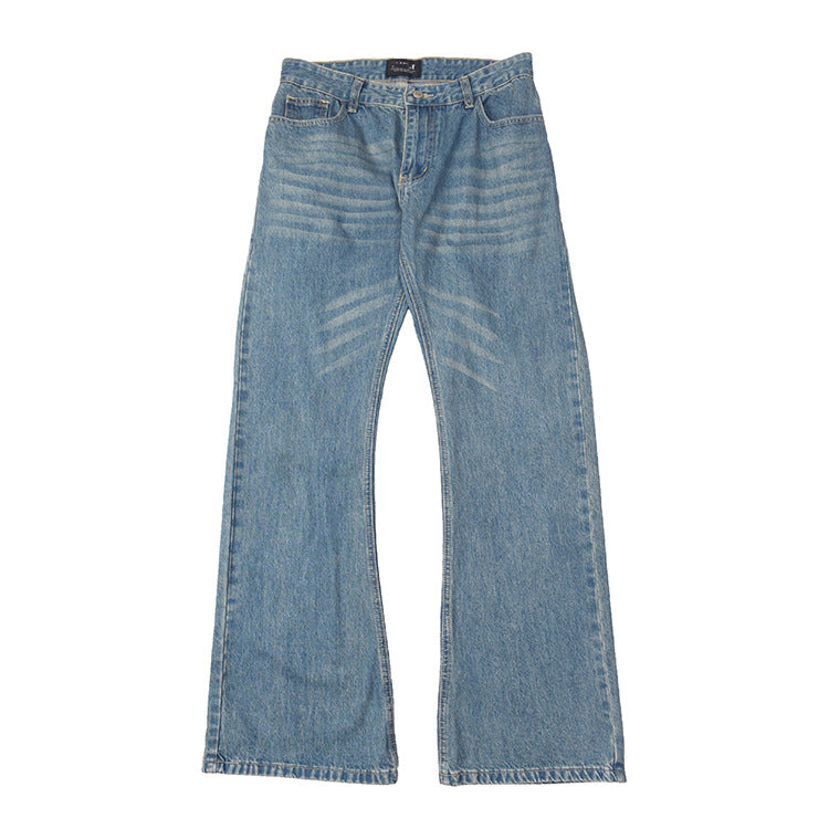 Damen weit geschnittene Jeans mit ausgefallenem Design Drune