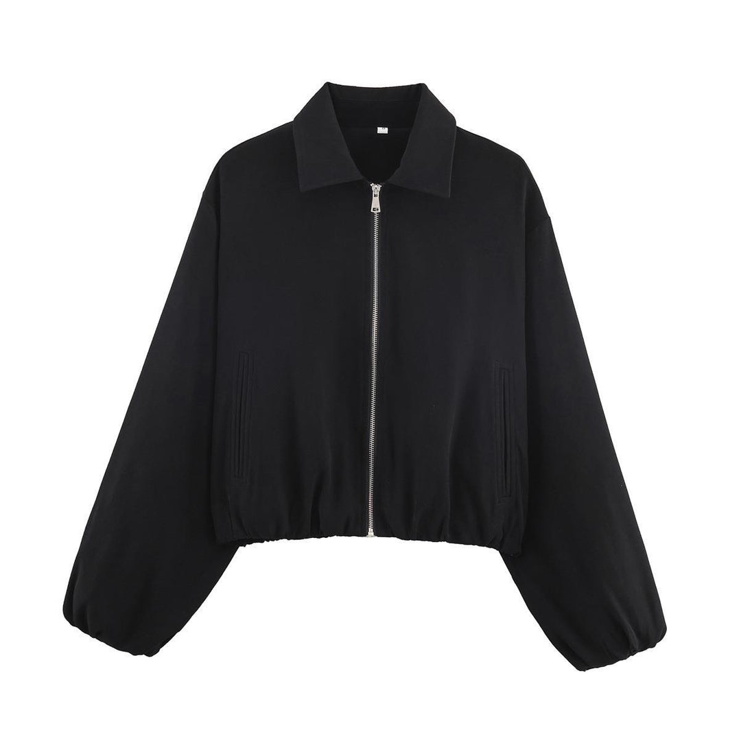 Damen Übergangsjacke mit lässigem Schnitt und elastischen Bündchen Drune