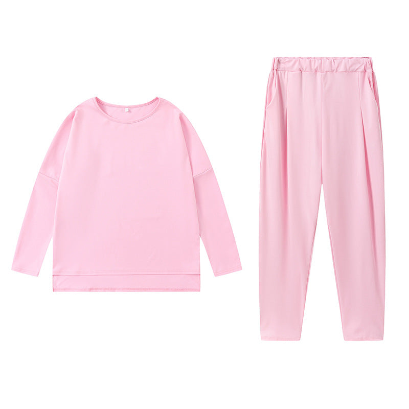 Damen Bequemes Loungewear-Set mit elastischem Bund und stylischem Schnitt Drune