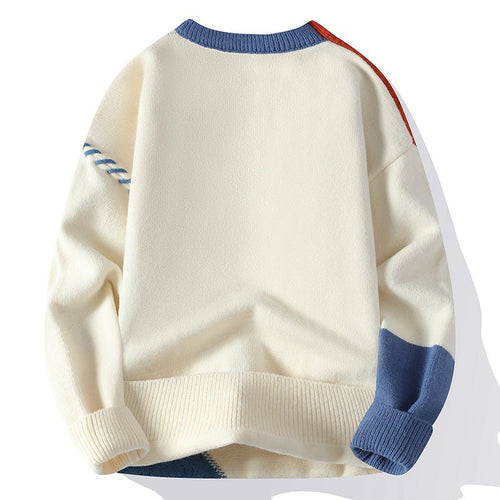 Drune | Sweater mit Patchwork-Design