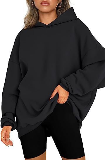 Damen Oversized Kapuzenpullover Drune