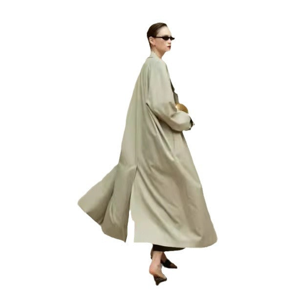 Damen locker fallender Oversize-Mantel Drune