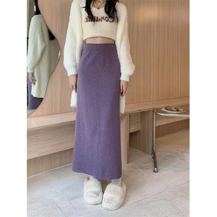 Damen Maxi-Rock aus weichem Material mit eleganter Passform Drune