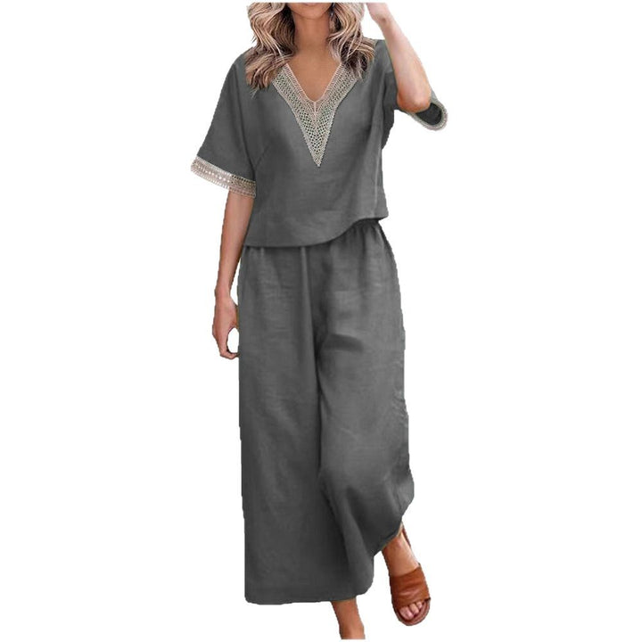 Damen Elegant geschnittenes Zweiteiler-Outfit Drune