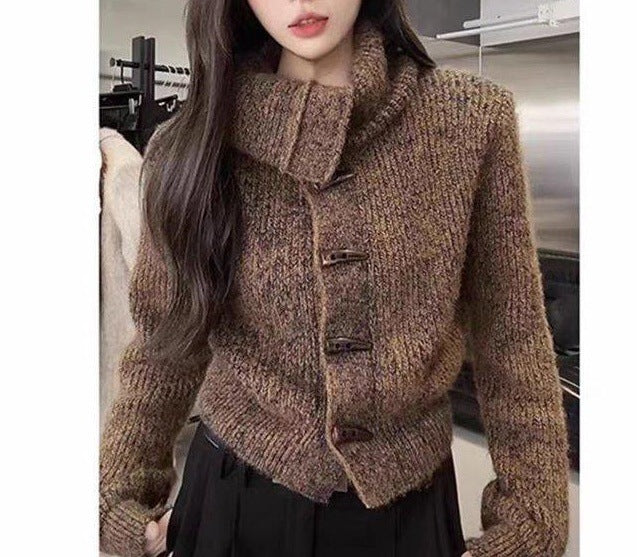 Damen kuscheliger Strickpullover Drune